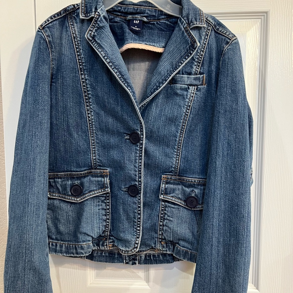 Gap denim blazer